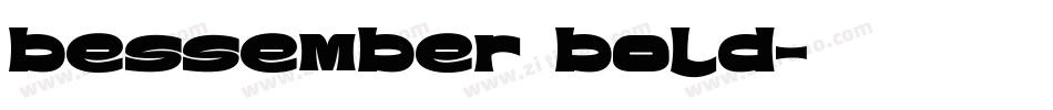 bessember bold字体转换